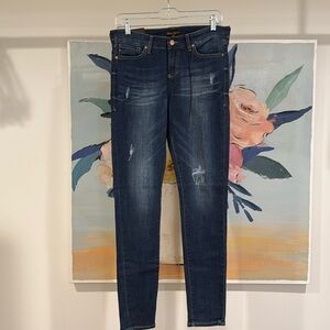 Dear John Gisele High Waisted Skinny distressed jean